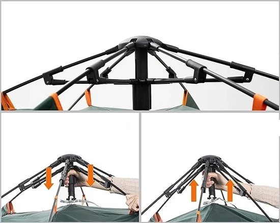 Lichte Outdoor Pop-Up Tent - Waterdichte Tent - 3 personen - Kampeertent -