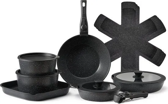 Set di accessori da cucina 17 in 1 - multifunzionale e spazievolutivo - qualità premium