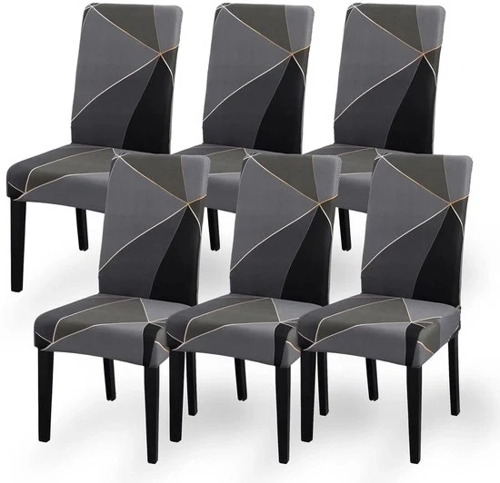 Set di Copricuscini da 6 - Protezione e Rinnovamento - Adatto per Diverse Sedie Modello: 123456 Compatibile con: Sedie con ruote in legno o metallo Materiale: Microfibra Dimensioni: 40x40 cm Colore: Bianco