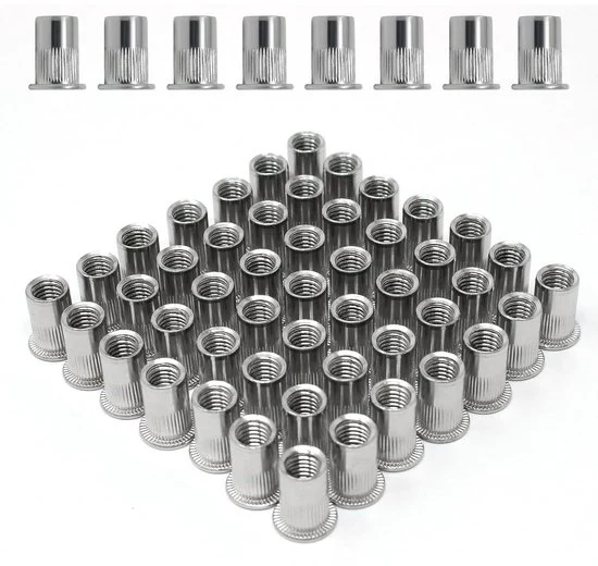 Viti a blindo M6 - Acciaio inossidabile - Set da 120 pezzi