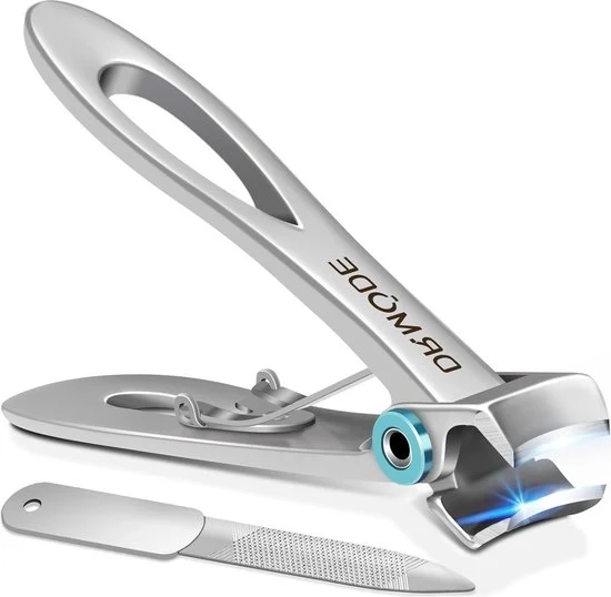 Taglierino per unghie uomo con apertura di 16 mm - Acciaio inossidabile - Grande piastra di fissaggio - Taglierino per unghie - Uomo - Unghie spesse