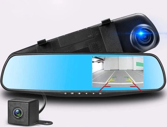 Dashcam Auto - 1080p - Alta Qualità - Registrazione Continua - Monitor di Parcheggio - Sensore di Caduta
