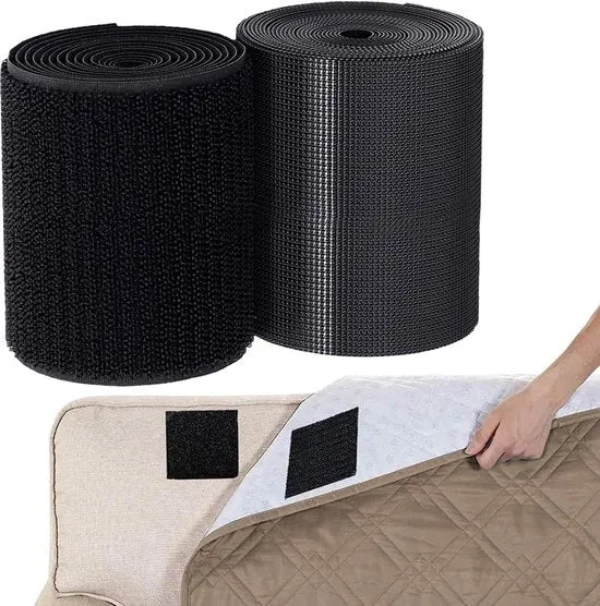 Fascia per cavi in velcro non adesivo da 2M con 11cm di larghezza per progetti di cucito DIY per la casa e il lavoro per bambini