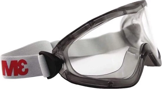 Serie 2890 - Occhiali di sicurezza con vetro acetaato trasparente anti-condens, coating, modello 2890SA, protezione professionale.