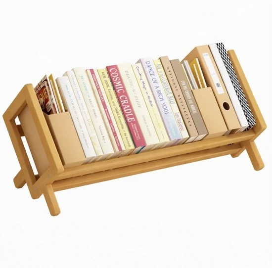 Biblioteca Laterale in Legno - Cassetto di Cassetta Multifunzione per Scrivania - Display e Organizzatore per Risparmio di Spazio per Ufficio, Studio e Sala da Pranzo