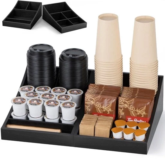 Organizzatore per Caffè - Rustico e Sostenibile - 1 pezzo - Legno