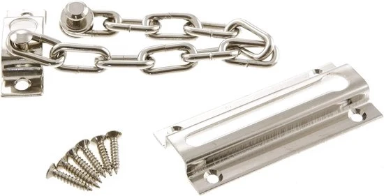 Catena di sicurezza in acciaio inox - 1 pezzo - Acciaio inox - Ottone