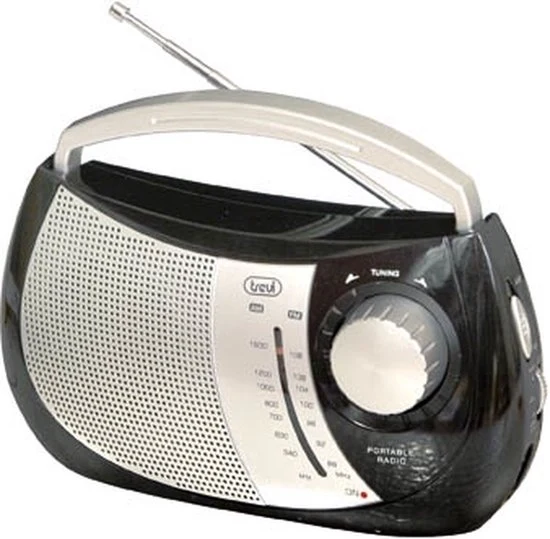 Radio portatile nero