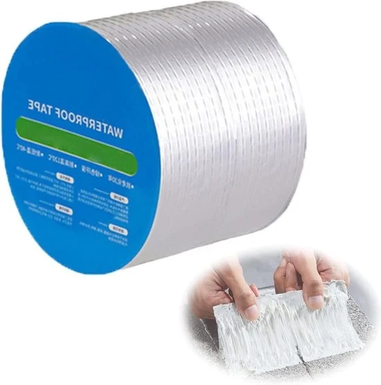 Tecnica di Sigillatura Acqua Resistente - Nastro Autoadesivo Butil - Sigillante per Coperture - Nastro Acqua Resistente - Riparazione di Fessure - Riparazione di Spaccature - Nastro per Spazi tra Vetrate - Nastro per Riparazione di Piastra di Prenotazione