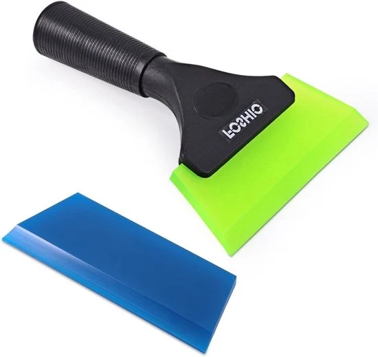 Douchewisser con Bocchetta di Suction in Gomma e Silicone - Ideale per Vetro - 1 pezzo - Nero