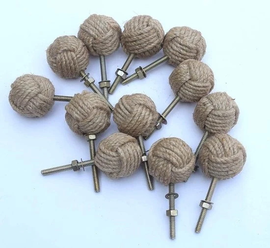 Maniglia a forma di nodo a stile nautico - accessori decorativi per la decorazione di stile mare