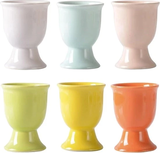Set di ciotole per uova in ceramica - 6 pezzi - stile elegante per tavola da colazione