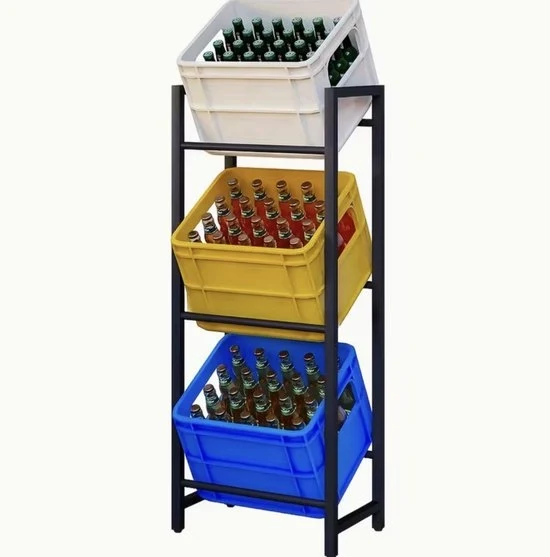 Drainkrek Trifase Nero/ Oro – Drankhouder con 4 Haken per Bottiglie & Barattoli
