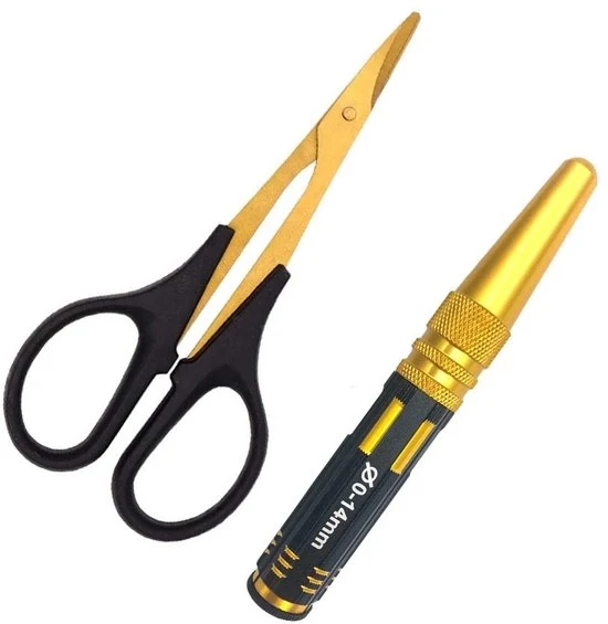 Perforatore per Corpo Vettura RC con Manica e Set di Lame Curvate - Adatto per Corpo Vettura RC Modello: Specifica: Codice Prodotto: Numero Modello: