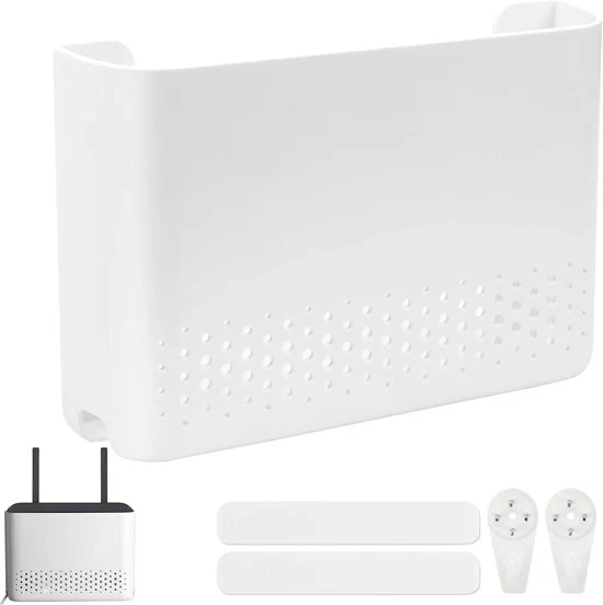 Scatola Wi-Fi per router - Alta protezione - 1 pezzo - Materiale ABS - 25,5 x 17 x 5,5 cm