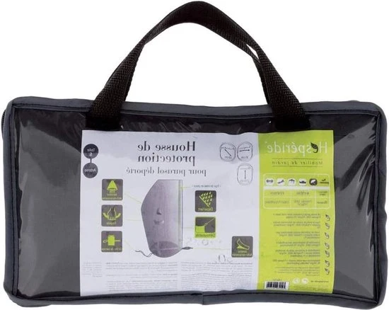 Copertura proteggente Ombrellone a vento Misura S Grigio - Copertura impermeabile 30x60x35/210cm ombrellone a vento