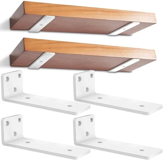 Beugli L per Parete in Acciaio Fuso - Set da 4 pezzi Specifica tecnica: - Materiale: Acciaio fuso - Colore: Nero - Quantità: 4 pezzi