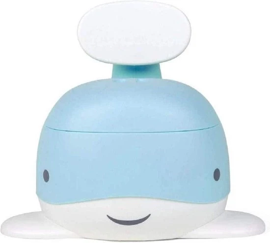 Potty per bambini Cartoon balena blu stabile e comodo per viaggiare plastica urinale per bambini
