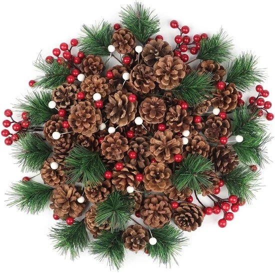 Decorazioni di Natale di Cipresso Naturale - 150 pezzi