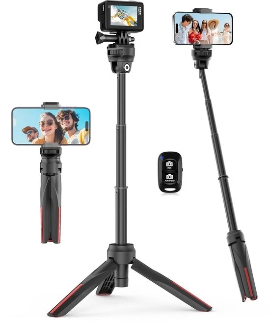 Minipalpo per Fotocamera Action - Portatile e Regolabile - 46cm