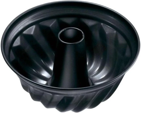 Tulband - rivestimento anti-adesivo - 1 pezzo - nero metallic - Ø 25 cm