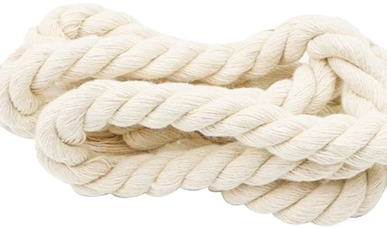 Tessuto in Cotone 10 mm Largo - 4 m Lungo - Corda Duratura - Adatto per Progetti Fai da Te - Progetti Artigianali Creativi - Tessuto Bianco