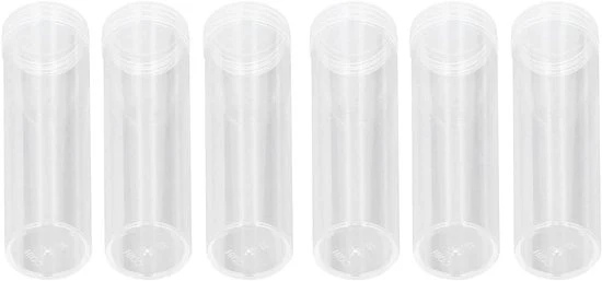 Munizioni in Plastica - Diverse Dimensioni - Set da 10 - Munizioni da Colpo - Adatte per Monete da 25 Mm / 098 Pollici - Incluso Supporto in Gomma
