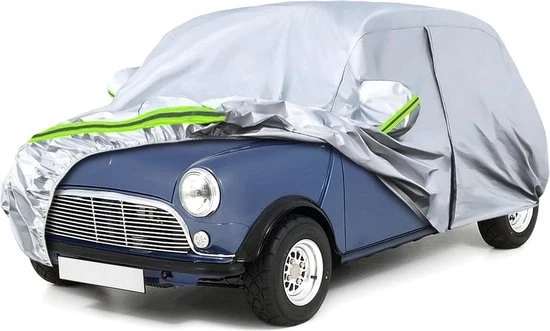 Autoportiera impermeabile per Austin Mini Saloon 1959-2000 - tutte le condizioni meteo - esterno e interno - protezione UV-schermo da polvere - portiera a zip - cintura a gomma impermeabile - portiera completa