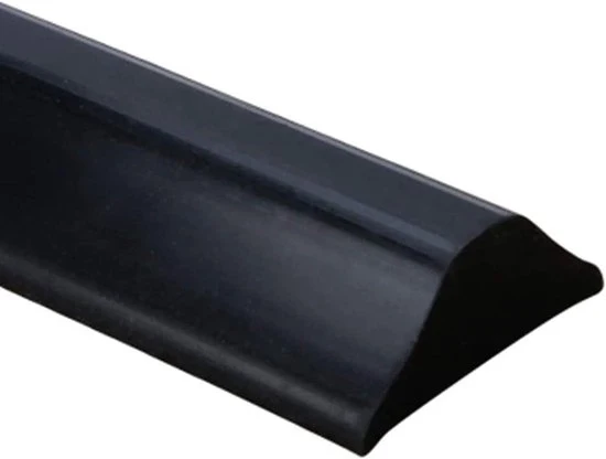 Striscia di protezione pieghevole autoadesiva - blocco acqua doccia - 150 cm - nero