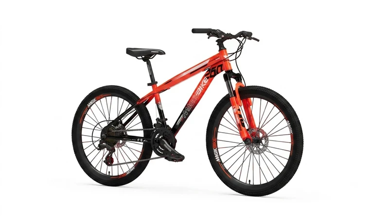 Bicicletta per Ragazzi 26" Predator Cambio Shimano Tourney TZ 21V Arancione