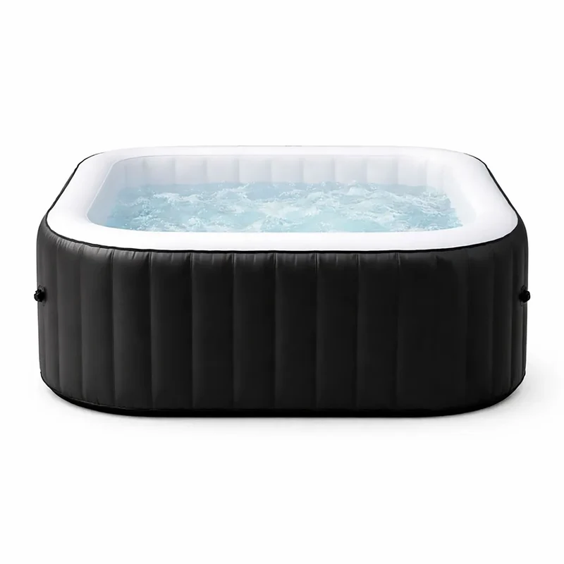 Vasca Idromassaggio Piscina Spa Gonfiabile Armonia 4 Adulti 682 L in PVC Grigio