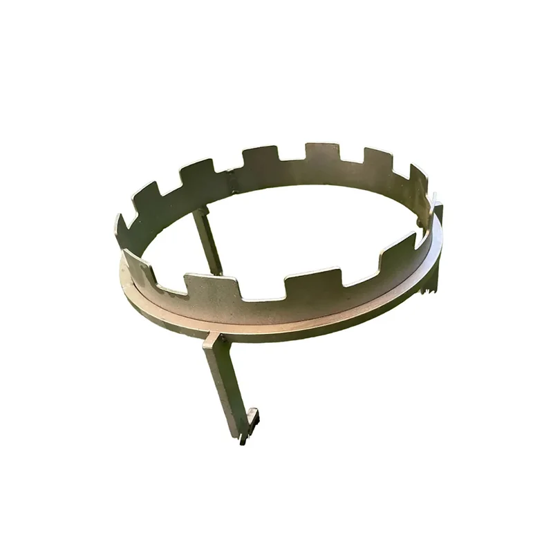 Griglia Rialzata per Barbecue per Spiedi Ø24x13,5 cm in Acciaio Inox