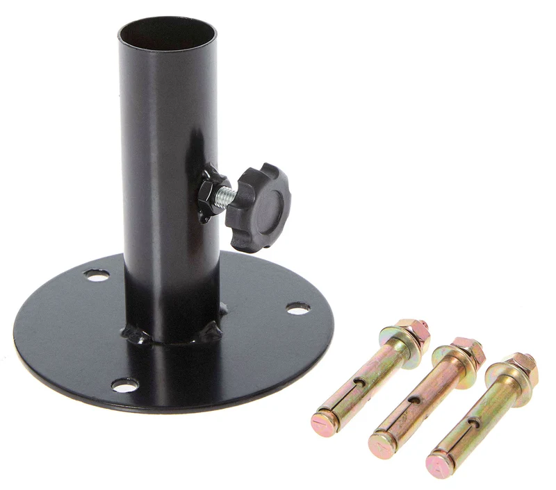 Set 6 Pezzi Base per Palo Verdemax per Tralicci in Alluminio Antracite