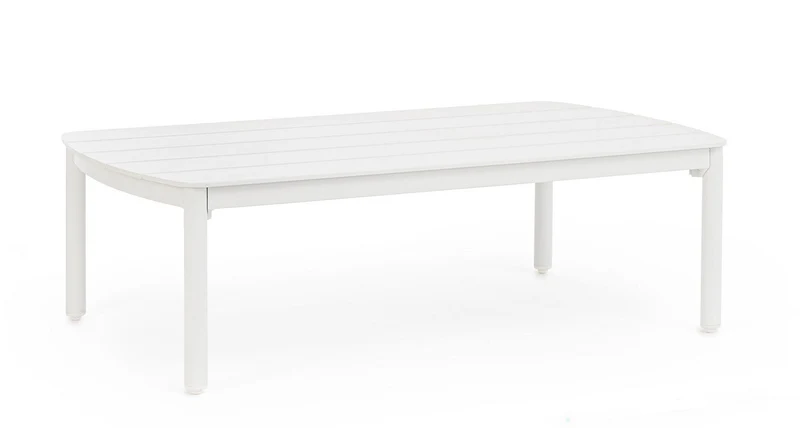 Tavolino da Esterno 115x68,5x35h cm in Alluminio Fenix Vapor