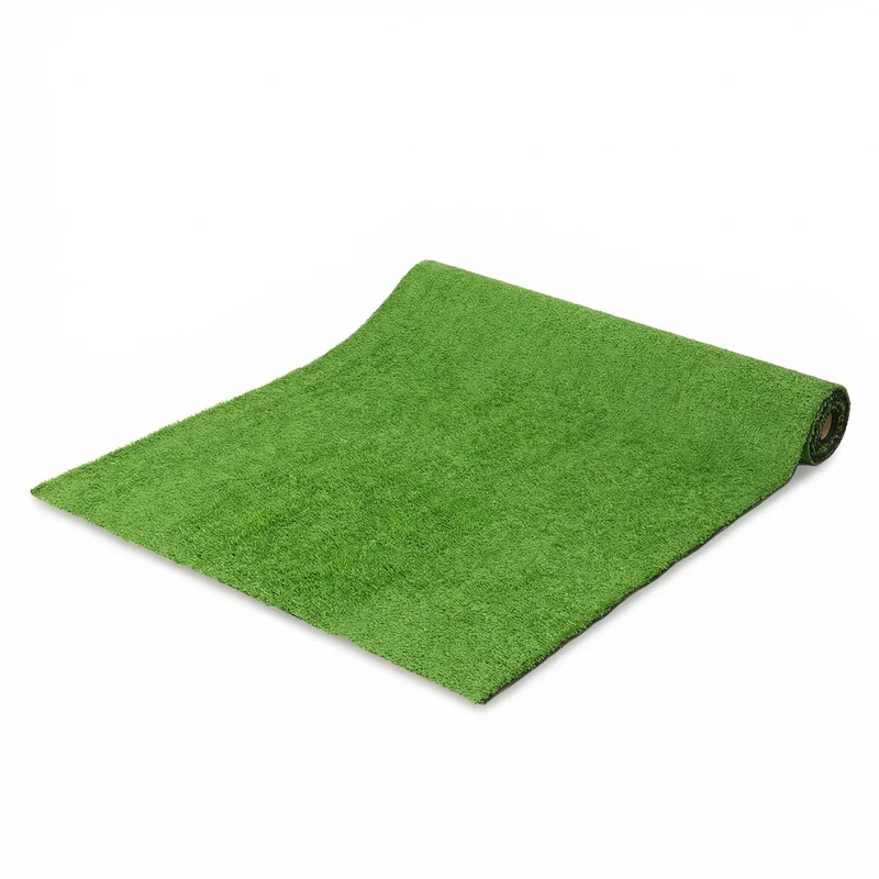 Prato Artificiale 1x4 m Tappeto Sintetico con Altezza 10mm Drenante in PP Verde