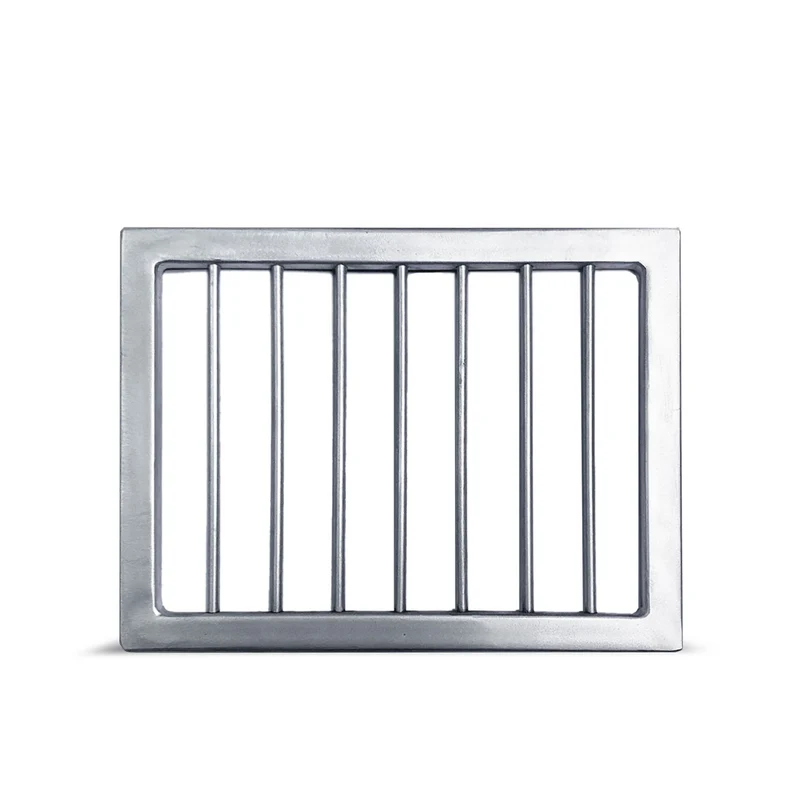 Griglia per Vasca Fontana Oslo 28,6x21,6x1 cm in Ferro Zincato Grigio