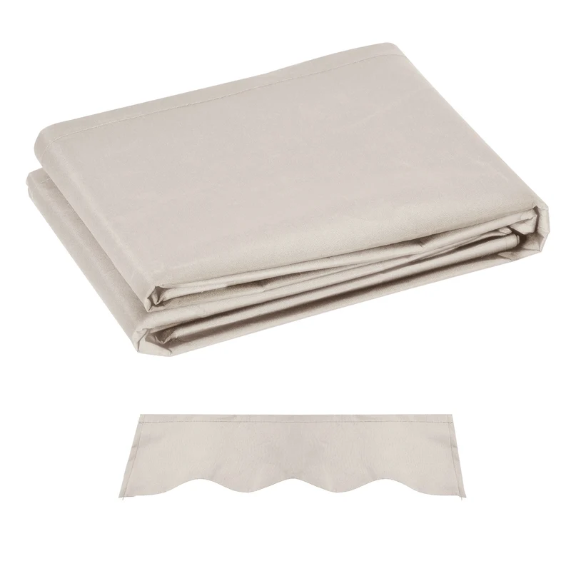 Telo di Ricambio per Tenda Parasole Retrattile 3x2,5 m in Poliestere Anti UV 50+ Crema