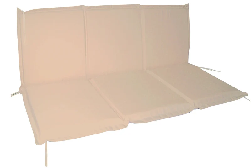 Cuscino per Panca e Divano 3 Posti da Giardino 92x152cm Bauer Summer Ecrù