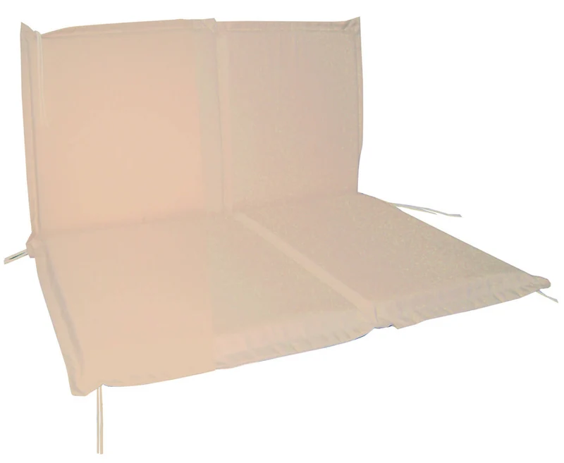 Cuscino per Panca e Divano 2 Posti da Giardino 92x116cm Bauer Summer Ecrù