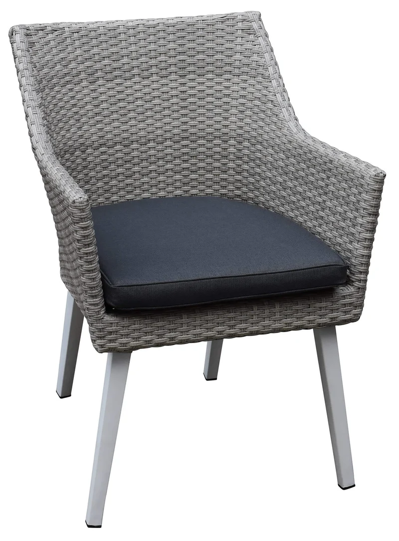 Poltrona da Giardino in Rattan con Cuscino Vorghini Boccadasse