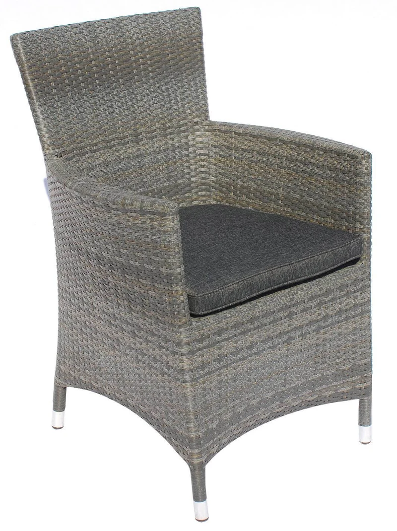 Poltrona da Giardino in Wicker con Cuscino Vorghini Ravenna