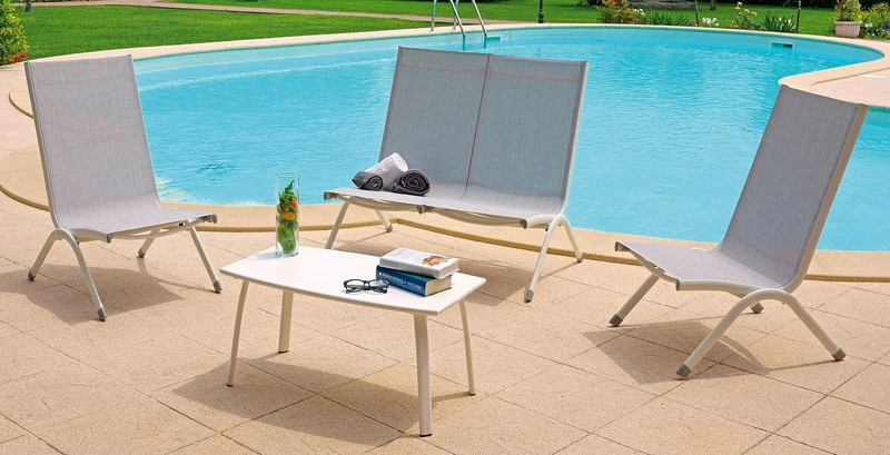 Set da Giardino in Ferro Vorghini Arenzano Melange