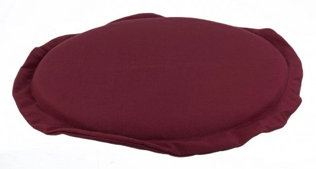 Cuscino Poly180 Bordeaux Seduta Tonda in Tessuto per Esterno