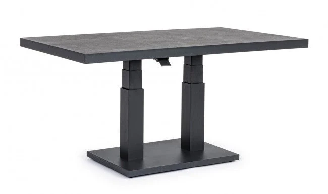 Tavolo da Giardino 140x85x49-72h cm Truman Antracite
