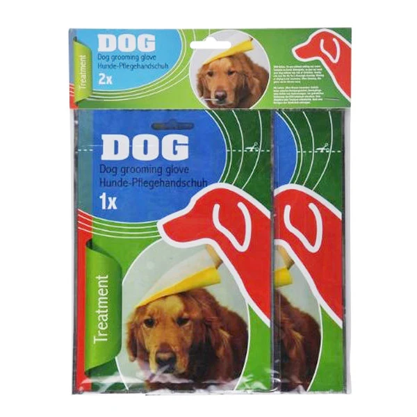 Set 2 Pezzi Guanti per Toeletta per Cani con lozione Senza Risciacquo
