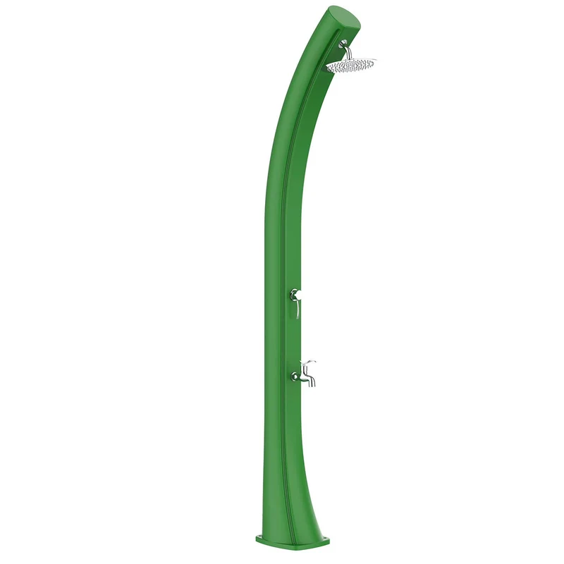 Doccia Solare da Giardino 40 L in Polietilene HD Rio XXL Verde