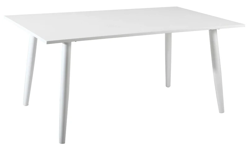 Tavolo da Giardino 160x90x74 cm in Alluminio Vorghini Trapani Bianco