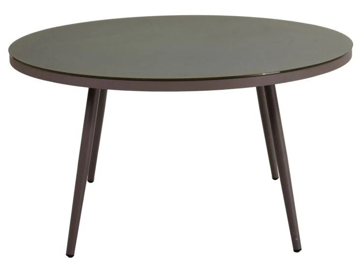 Tavolo da Giardino in Alluminio Ø140cm San Diego Grigio