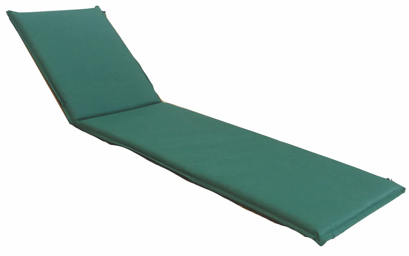 Cuscino per Lettino Prendisole 190x50x4 cm Soriani Verde Scuro