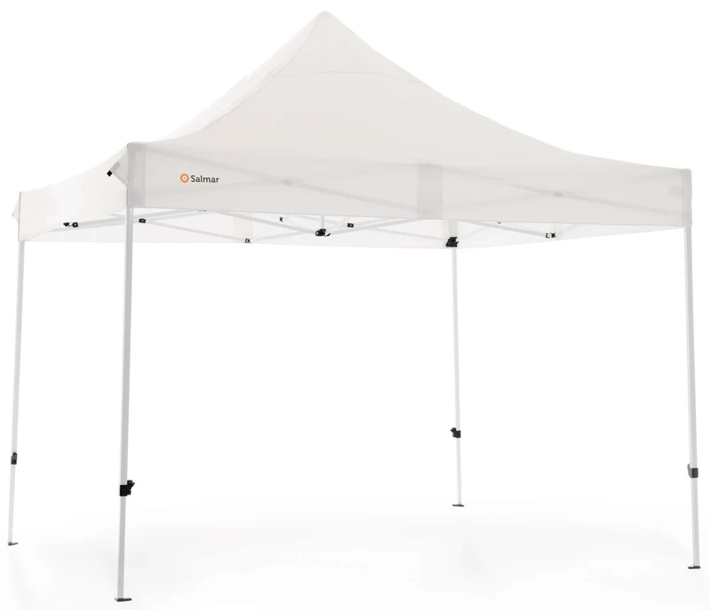 Gazebo Retrattile da Giardino 3x3 m in Ferro Flexy Bianco